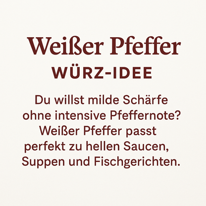 Weißer Pfeffer
