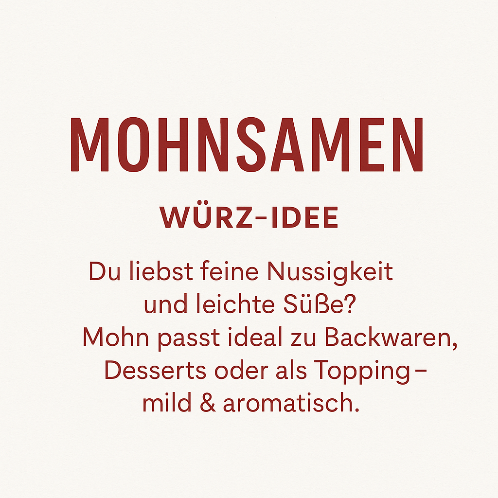Mohnsamen