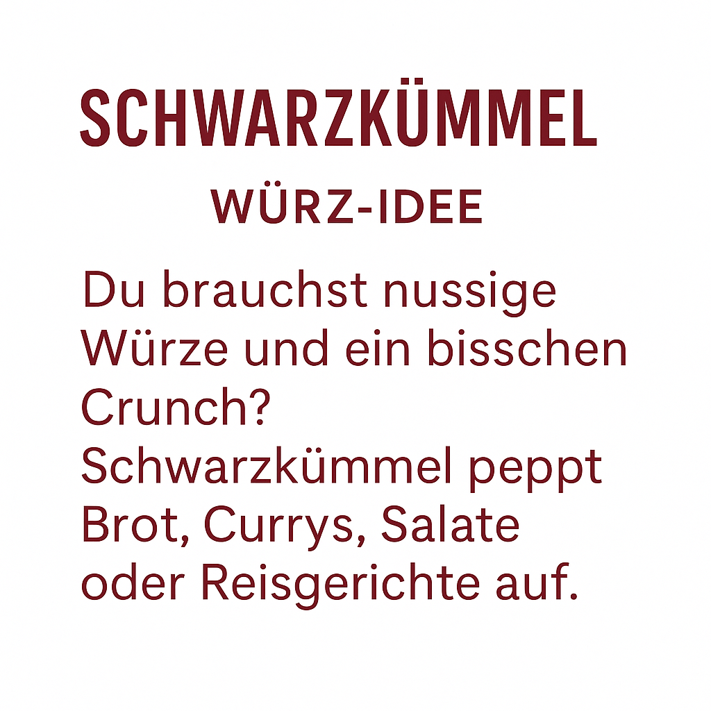 Schwarzkümmel