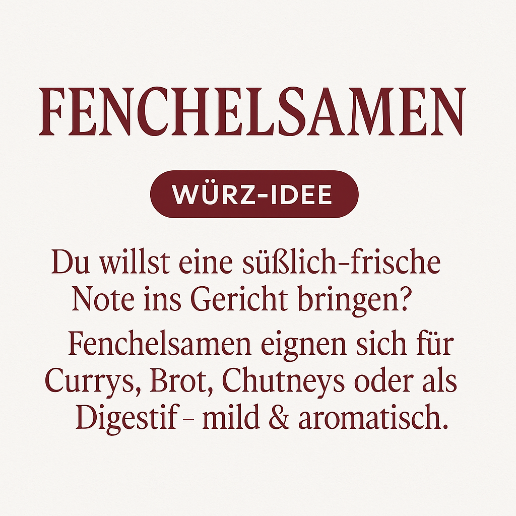 Fenchelsamen