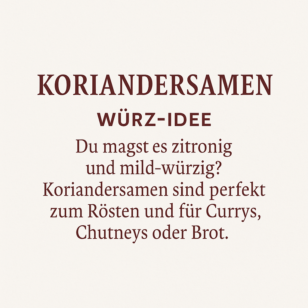 Koriandersamen