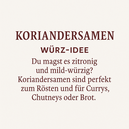 Koriandersamen