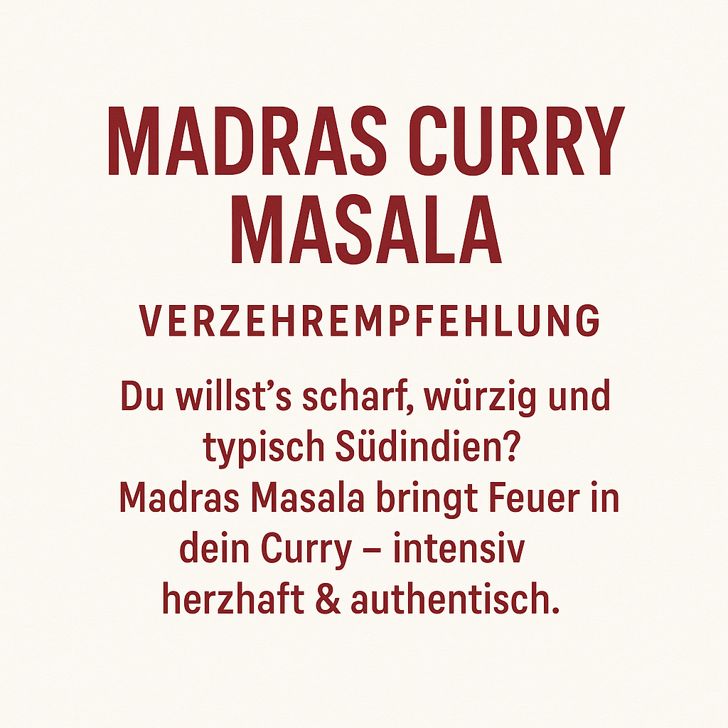 Madras Curry Masala