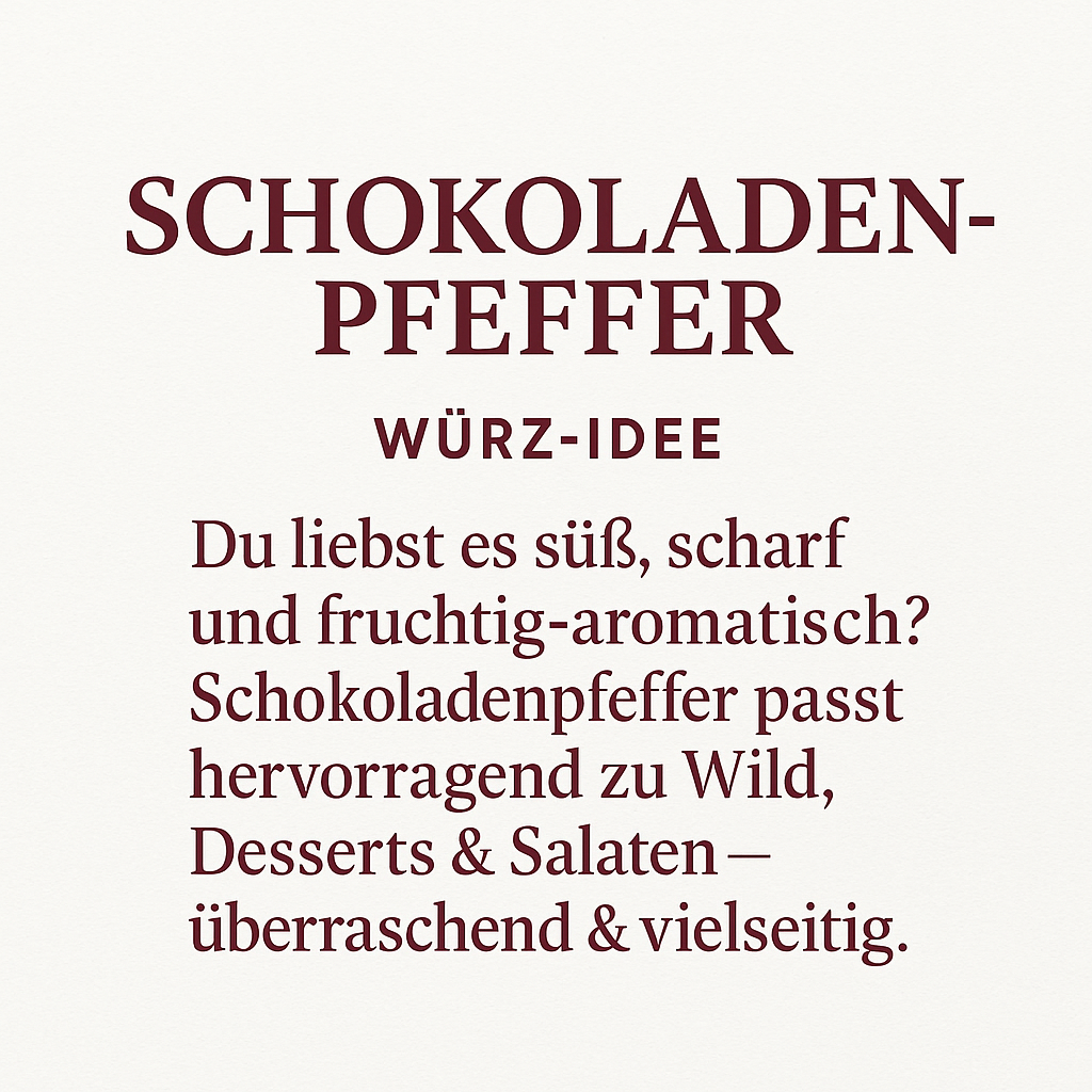 Schokoladenpfeffer