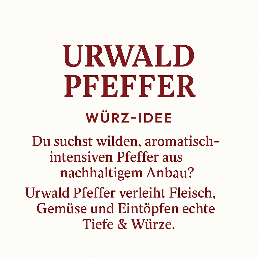 Urwald Pfeffer
