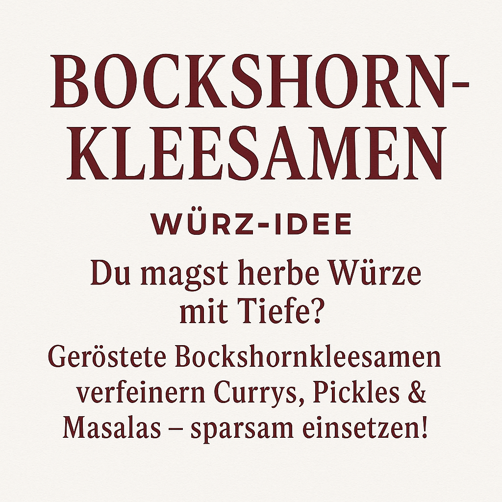 Bockshornkleesamen