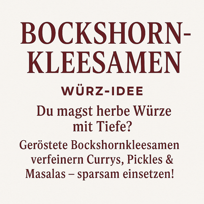 Bockshornkleesamen